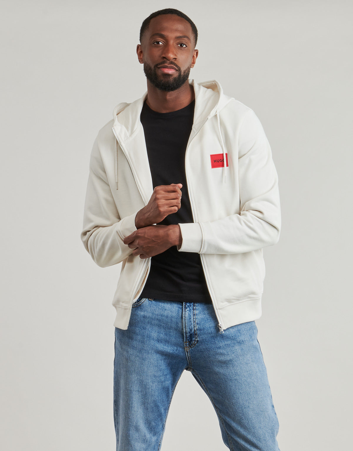 Felpa Uomo HUGO  Daple212  Bianco