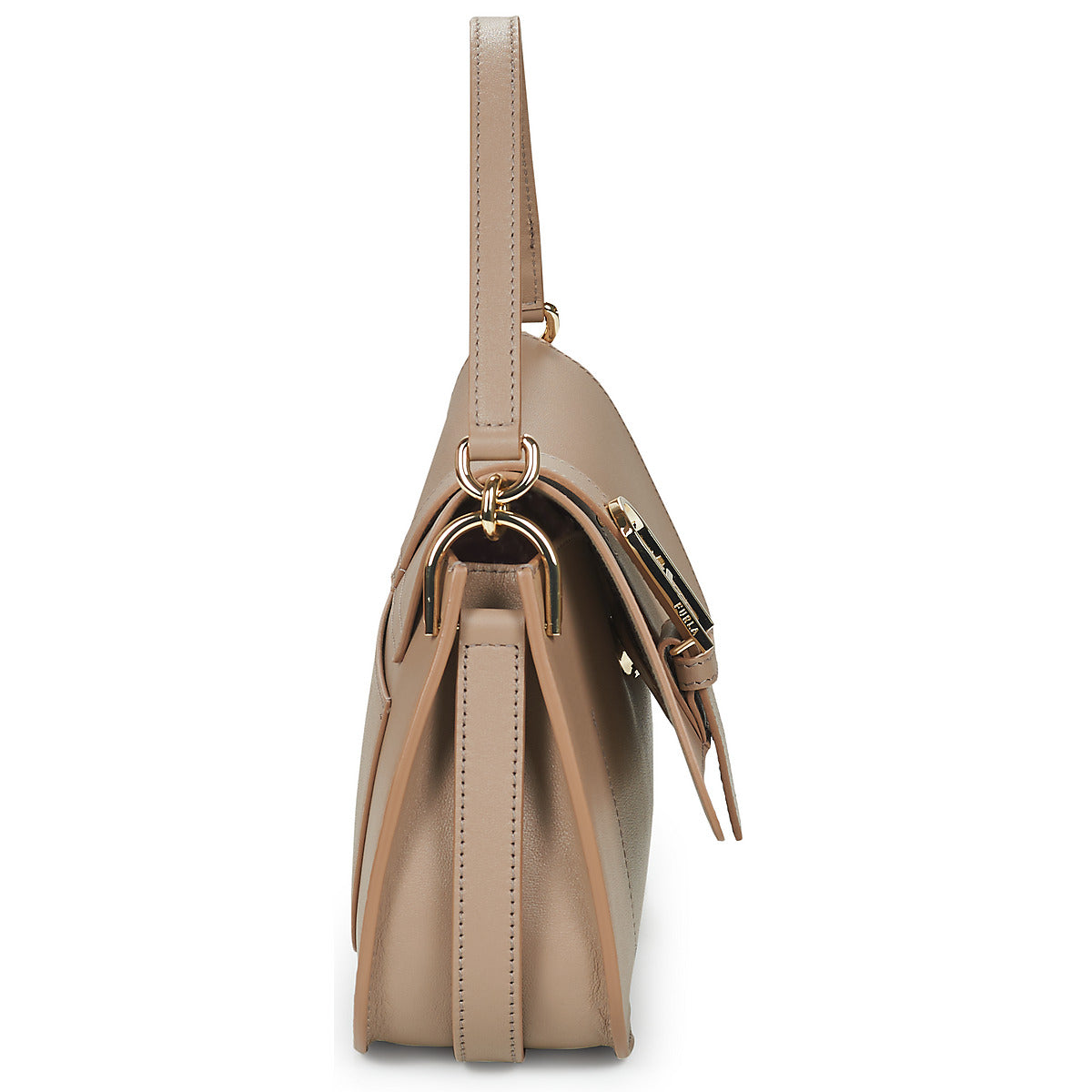 Borsa a spalla Donna Furla  FURLA FLOW M TOP HANDLE  Marrone