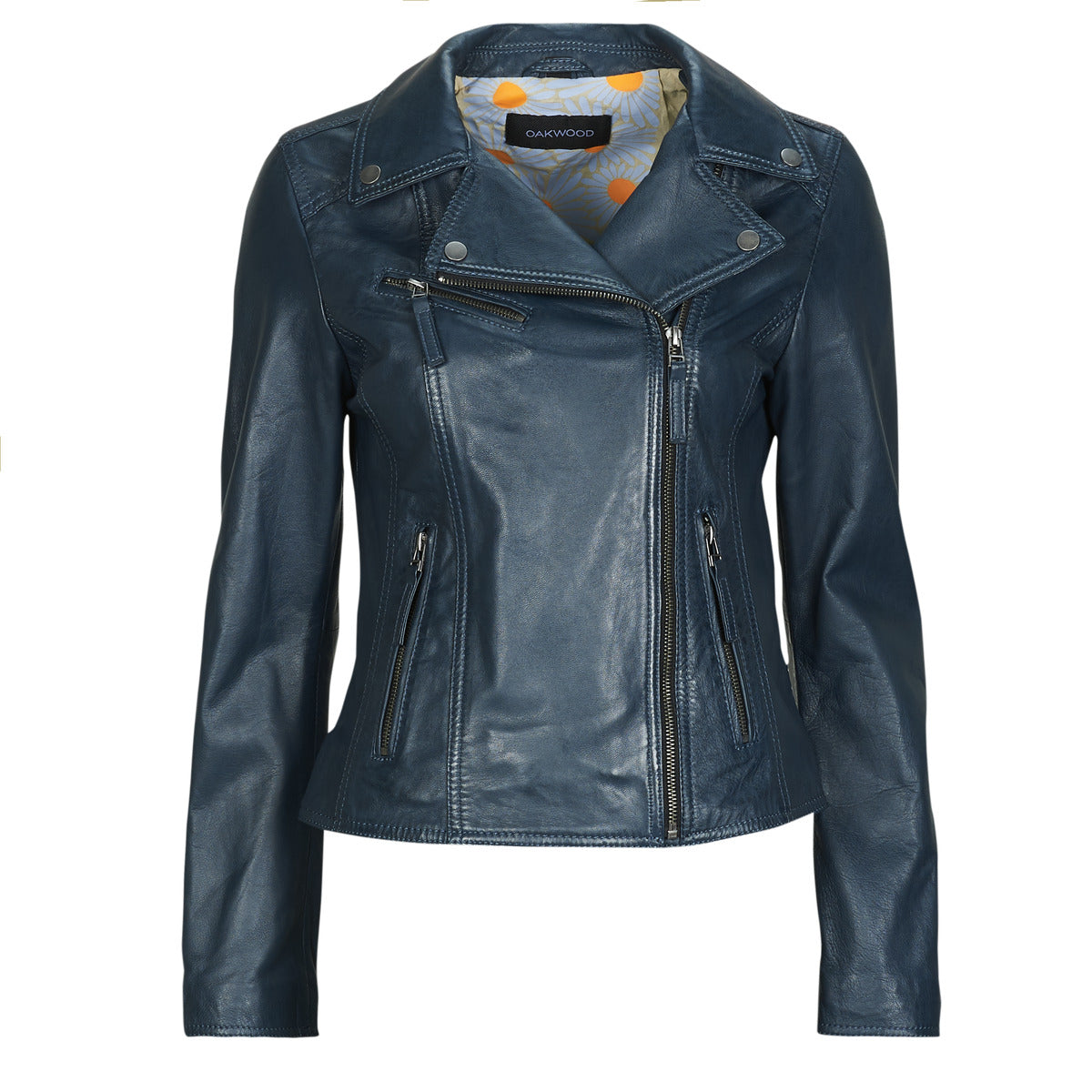 Giacca in pelle Donna Oakwood  CLIPS  Blu