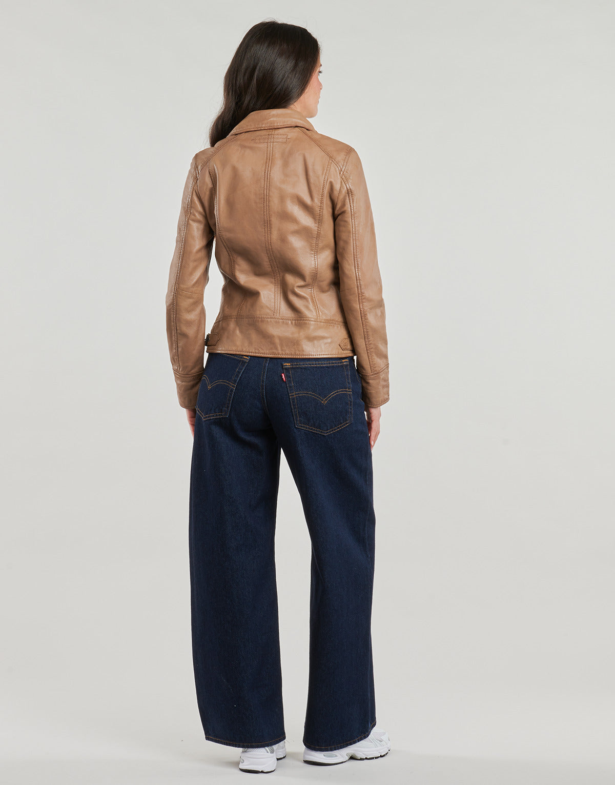 Giacca in pelle Donna Oakwood  FLASH  Marrone