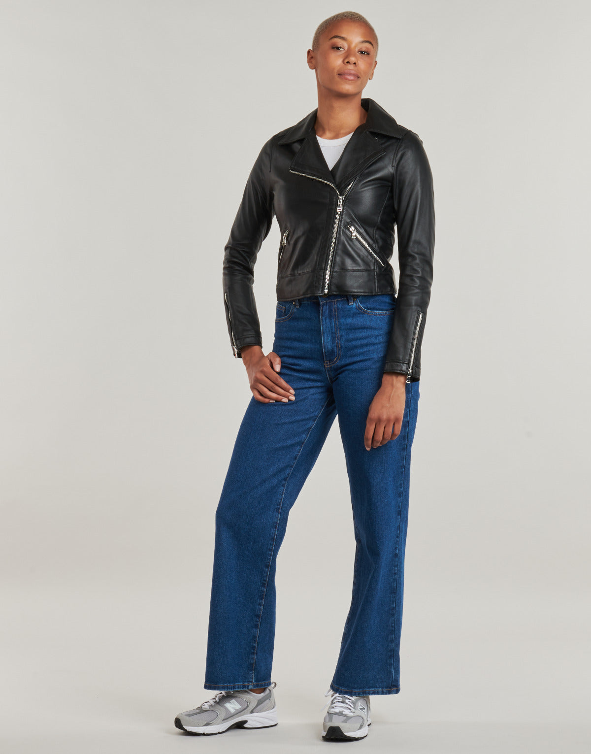 Giacca in pelle Donna Oakwood MAXINE Nero