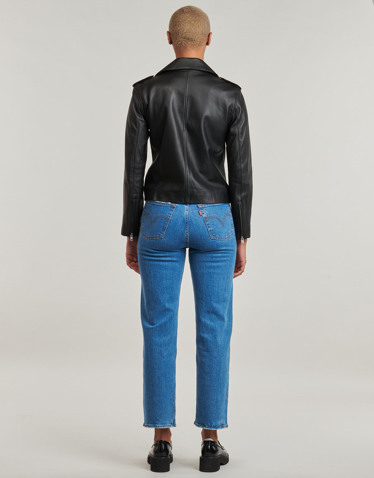 Giacca in pelle Donna Oakwood  LOULA  Nero