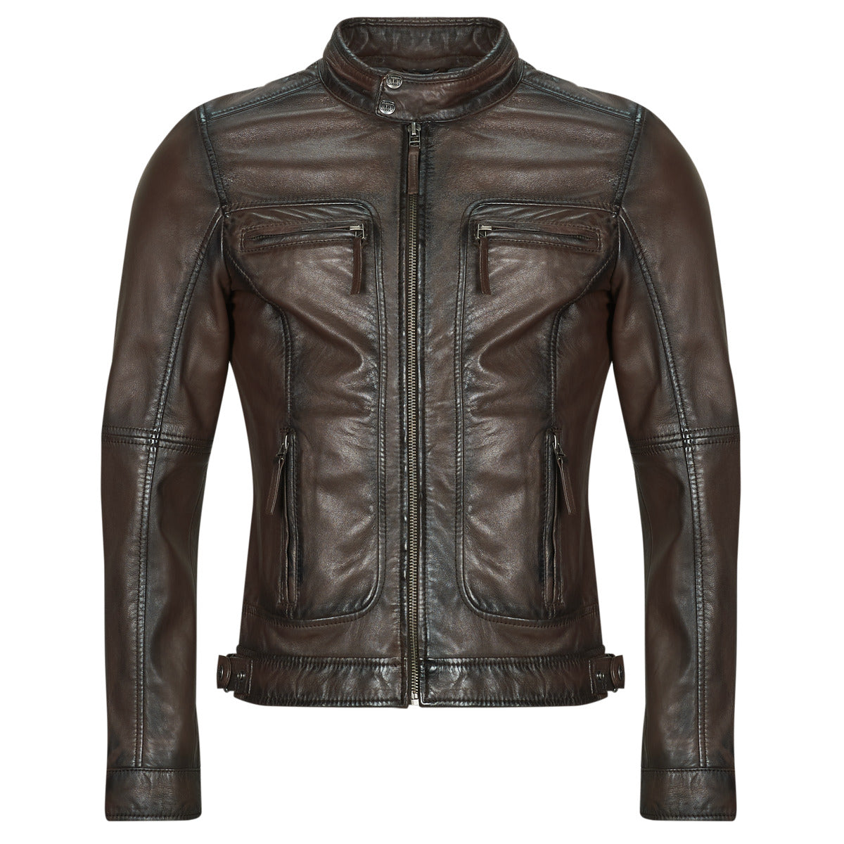 Giacca in pelle Uomo Oakwood CASEY Marrone