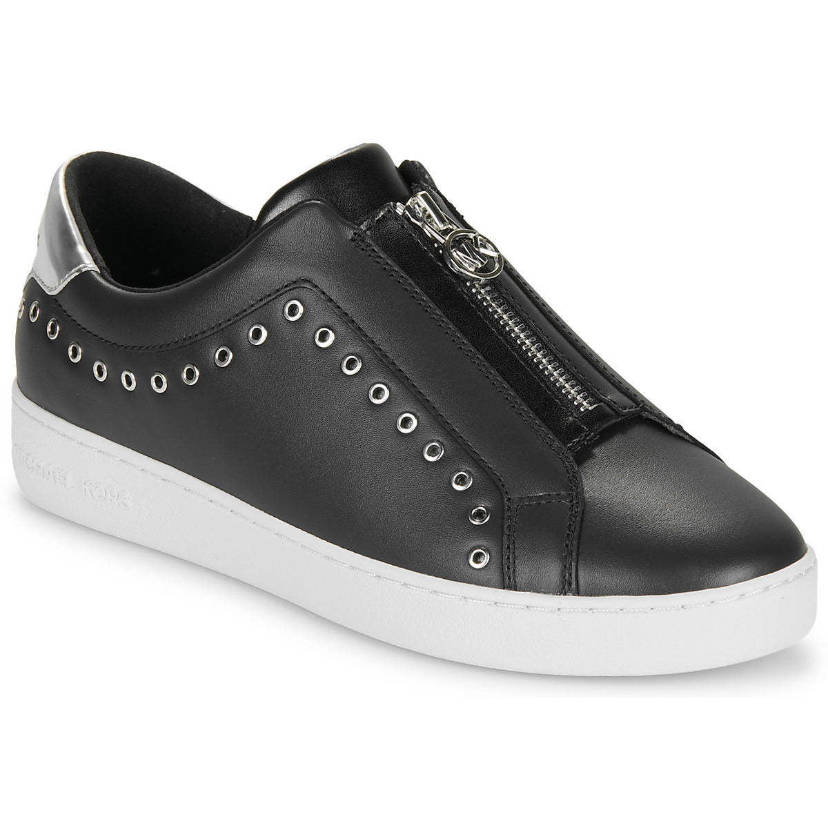 Sneakers basse Donna MICHAEL Michael Kors KEATON ZIP SLIP ON Nero
