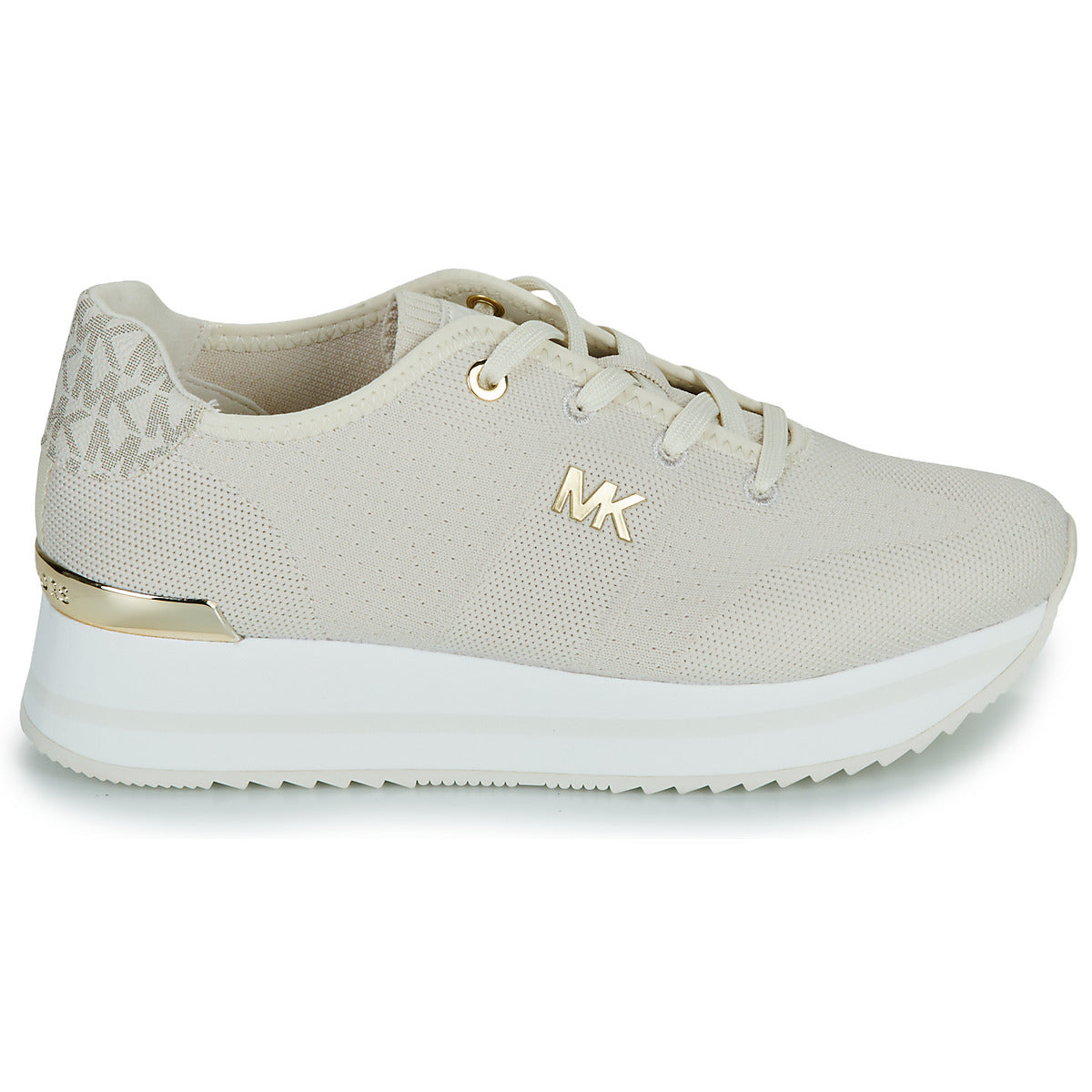 Sneakers basse Donna MICHAEL Michael Kors MONIQUE KNIT TRAINER Beige