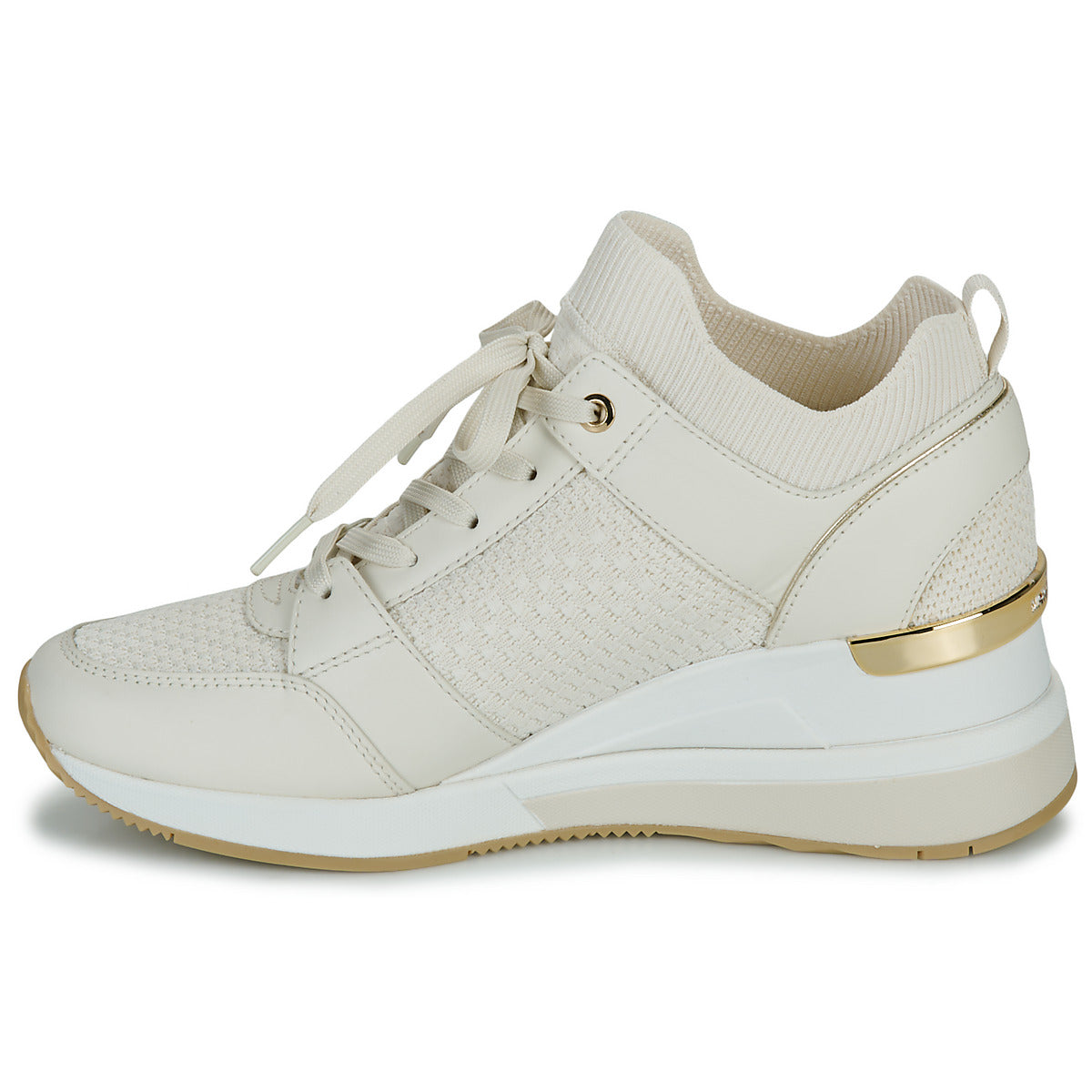 Sneakers alte Donna MICHAEL Michael Kors GEORGIE KNIT TRAINER Beige