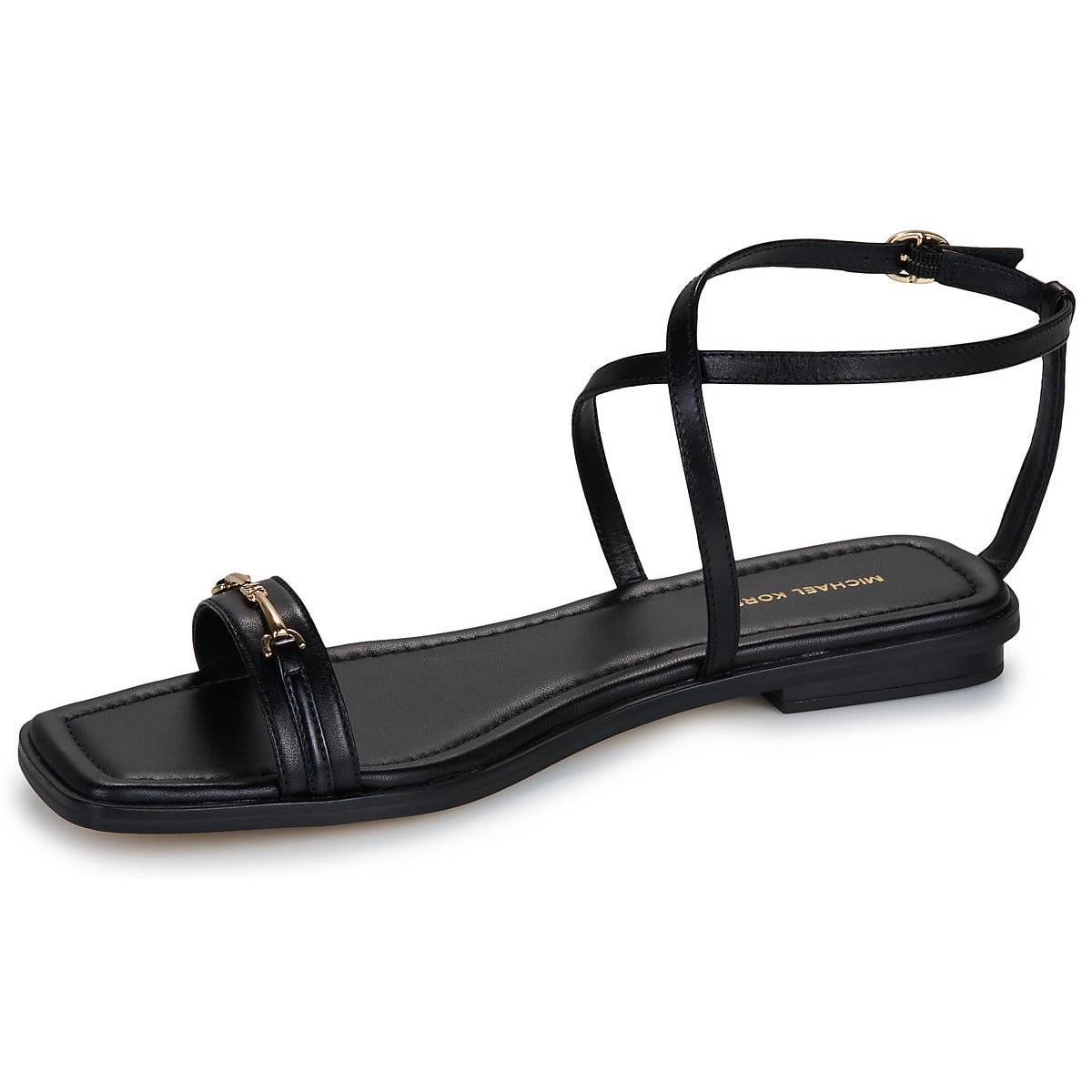 Sandali Donna MICHAEL Michael Kors  LENA FLAT SANDAL  Nero