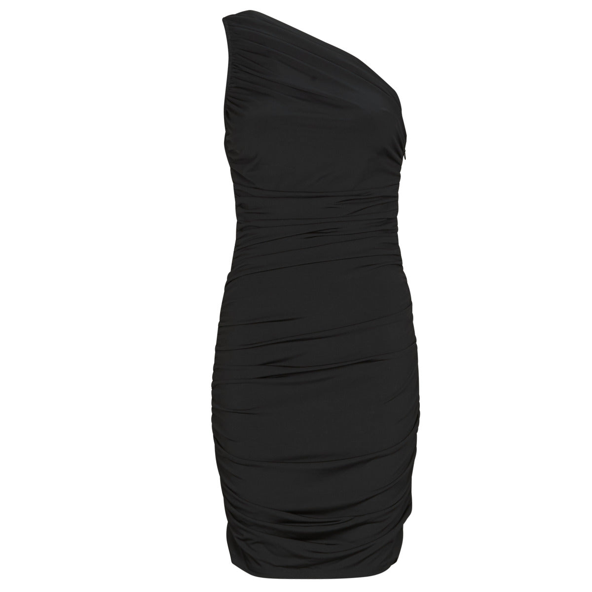 Abito corto Donna MICHAEL Michael Kors RUCHED 1 SHLDR MINI DRESS Nero