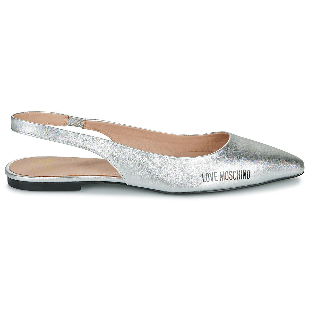 Ballerine Donna Love Moschino  LAME BALLERINA  Argento