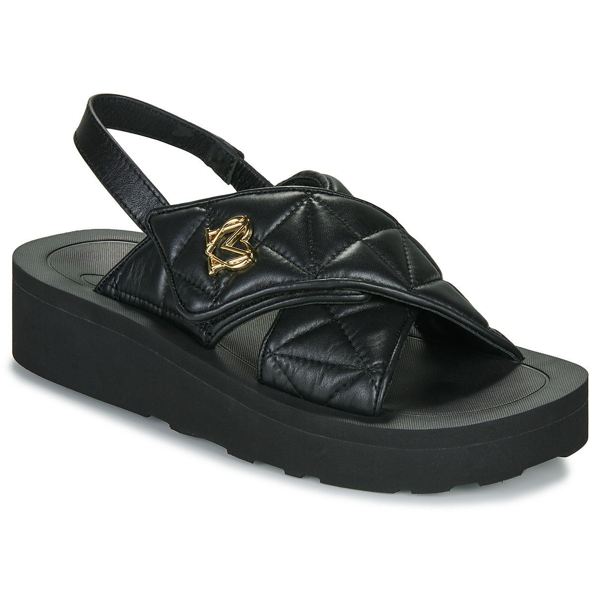 Sandali Donna Love Moschino  WAVE SANDAL  Nero