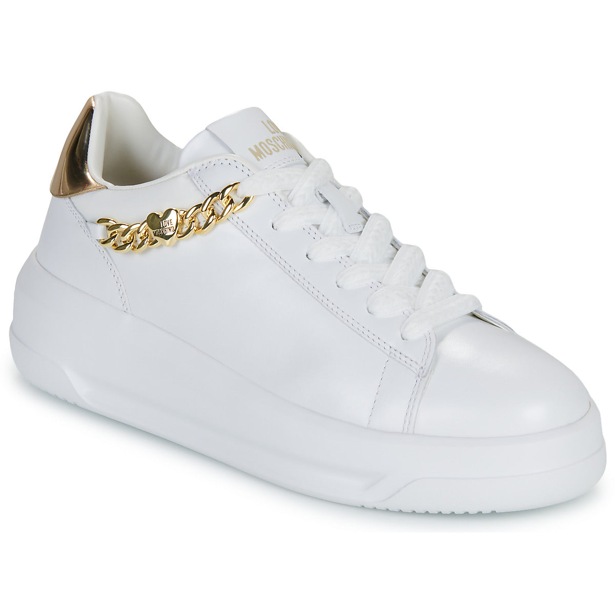 Sneakers basse Donna Love Moschino ECLIPSE Bianco