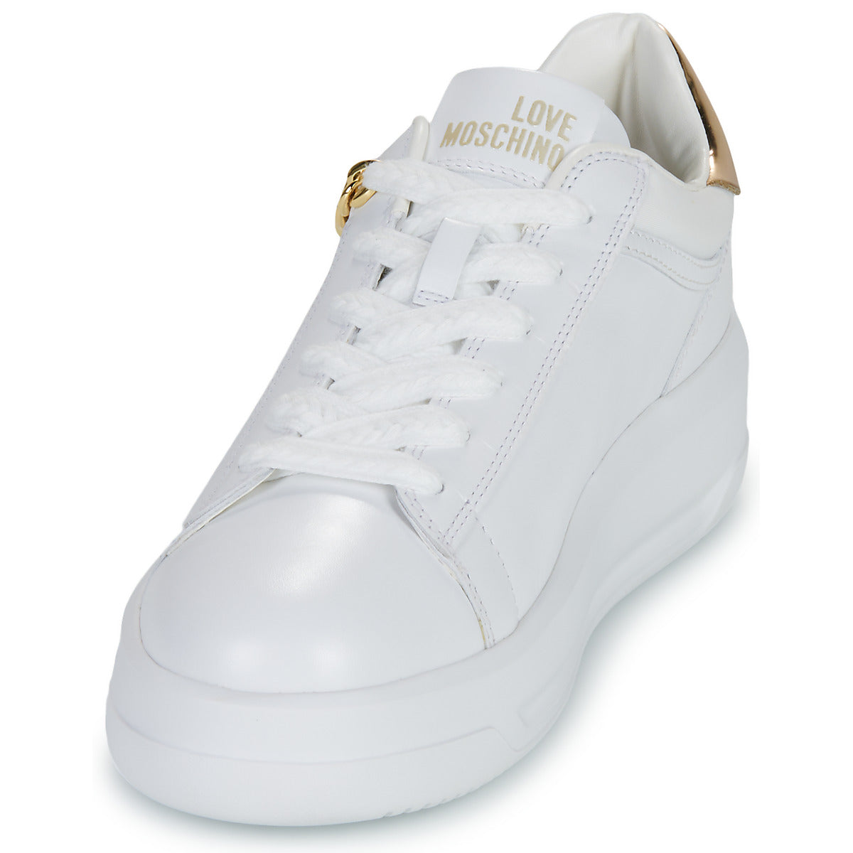 Sneakers basse Donna Love Moschino ECLIPSE Bianco