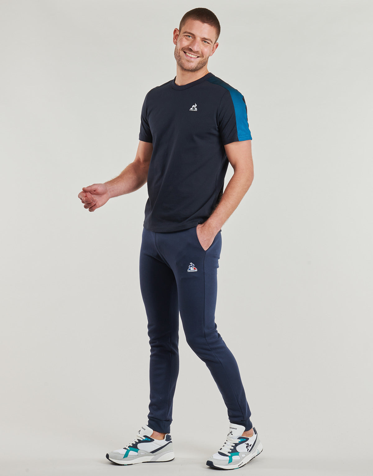 Pantaloni Sportivi Uomo Le Coq Sportif ESS PANT SLIM N°2 M Marine
