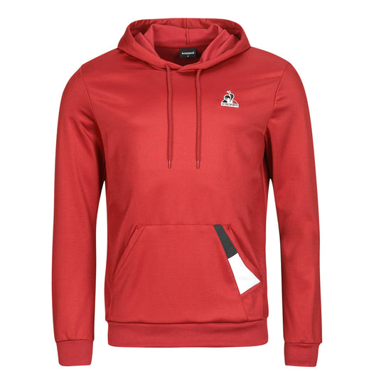 Felpa Uomo Le Coq Sportif TRI SP HOODY N°1 M Rosso
