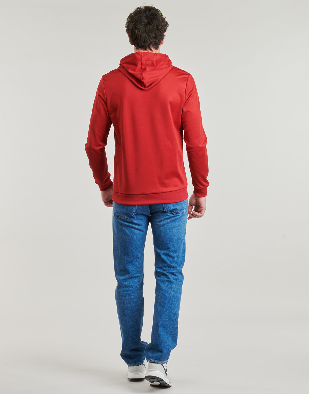 Felpa Uomo Le Coq Sportif  TRI SP HOODY N°1 M  Rosso