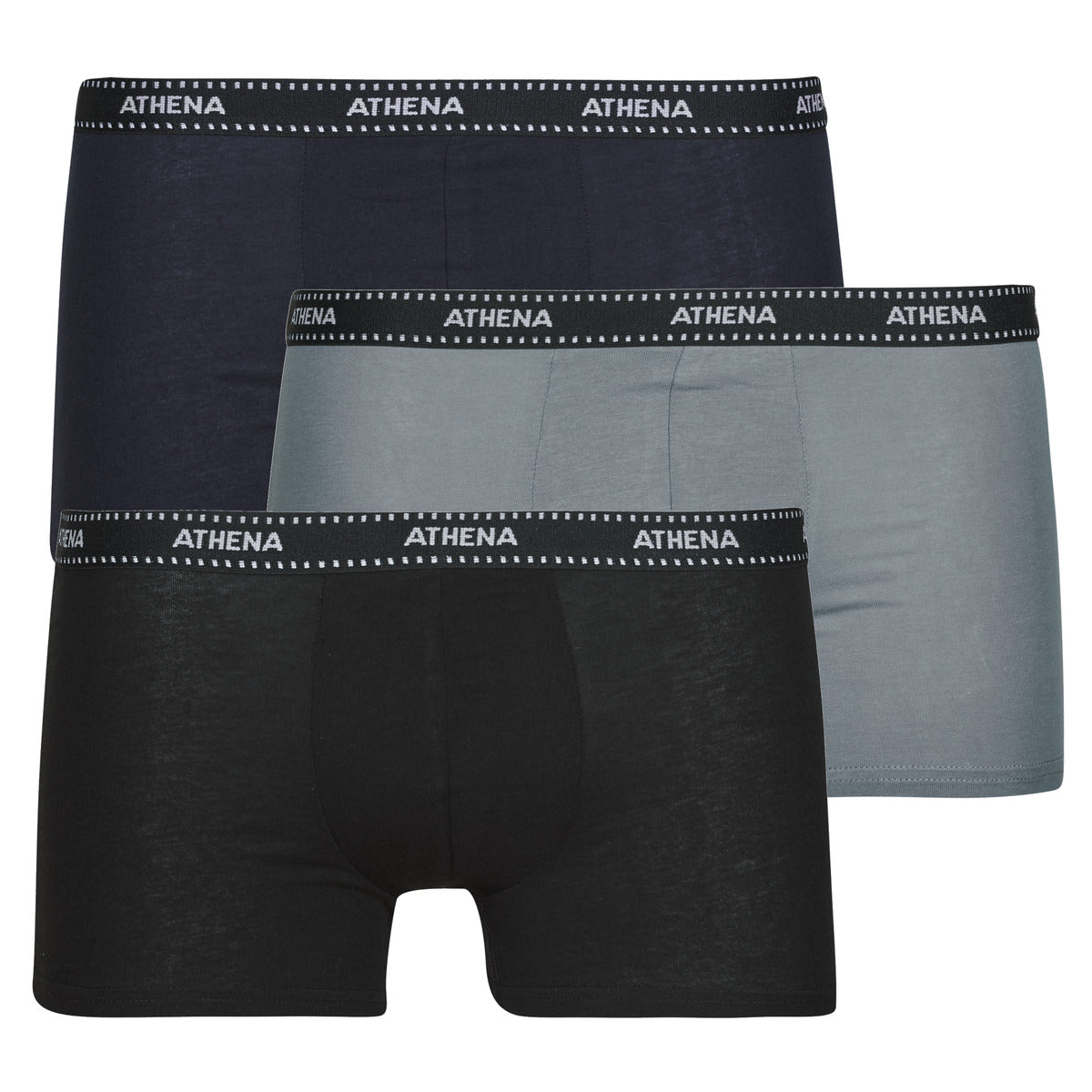 Boxer Uomo Athena MY PETITS PRIX Pack de 3 Nero