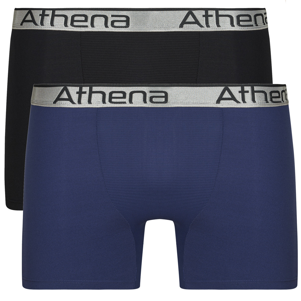 Boxer Uomo Athena  720 STRETCH ADJUST Pack de 2  Nero