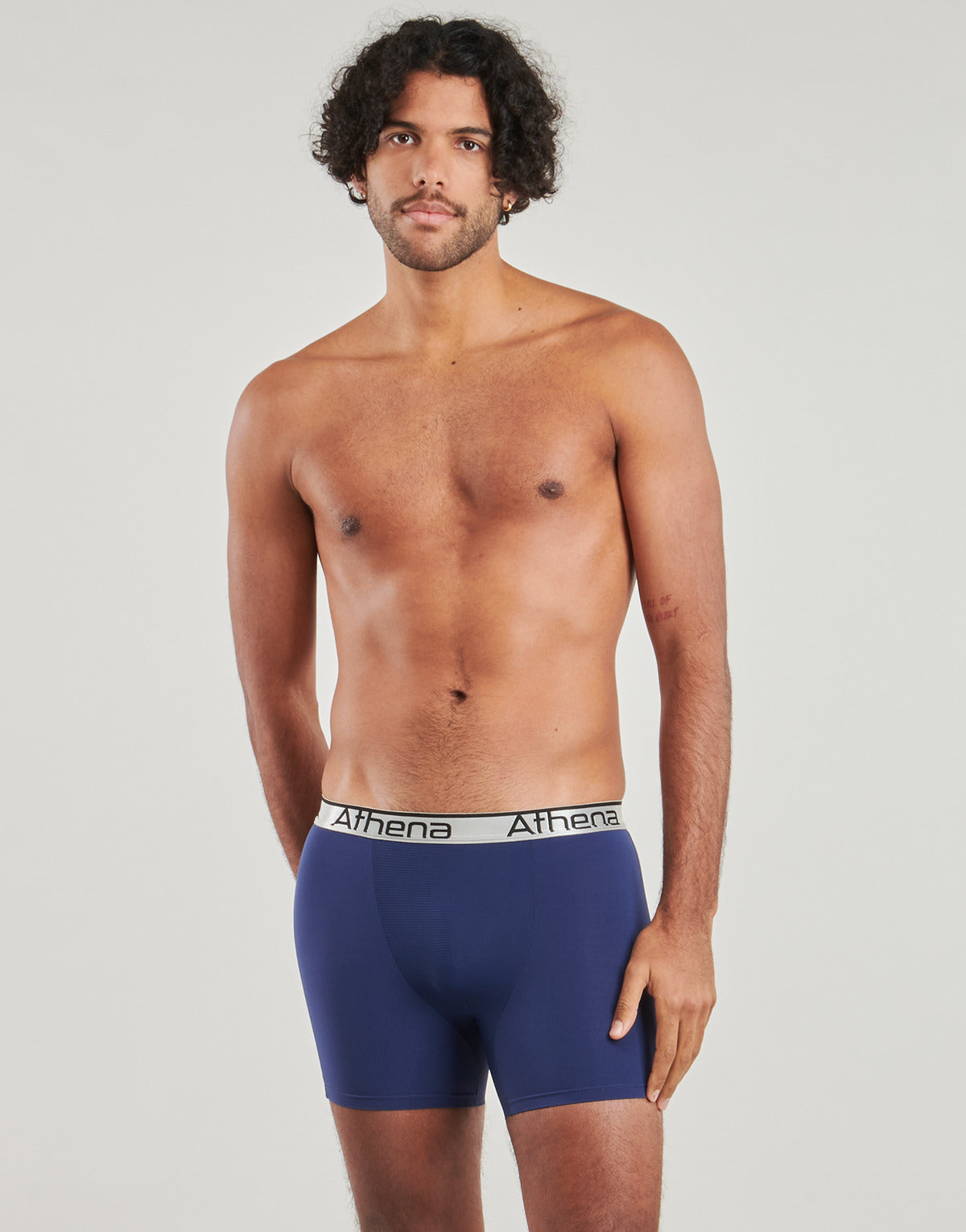 Boxer Uomo Athena 720 STRETCH ADJUST Pack de 2 Nero