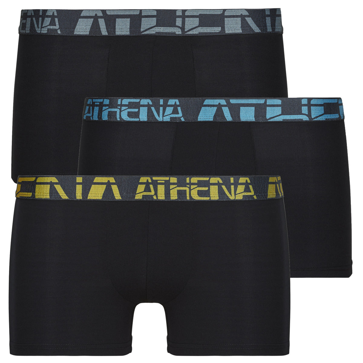 Boxer Uomo Athena  720 STRETCH MICRO Pack de 3  Nero