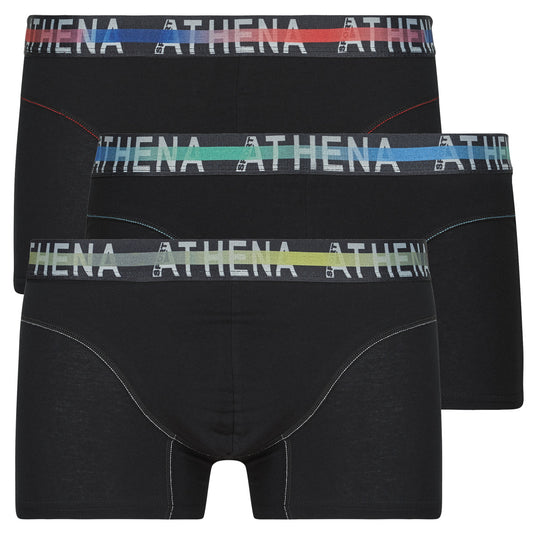 Boxer Uomo Athena ENDURANCE 24H Pack de 3 Nero