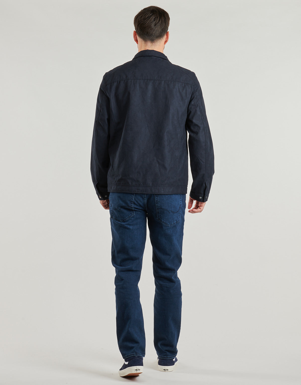 Giacca in pelle Uomo Jack & Jones  JJEDYLAN  Nero