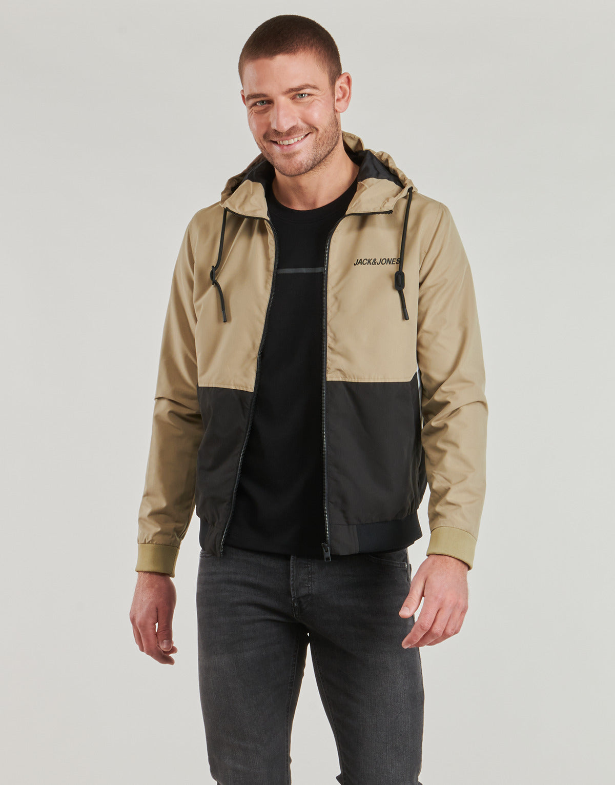 Giubbotto Uomo Jack & Jones JJERUSH Beige