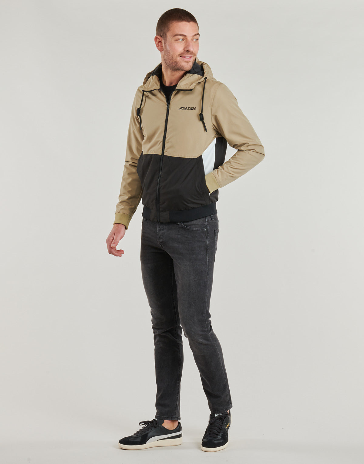 Giubbotto Uomo Jack & Jones JJERUSH Beige
