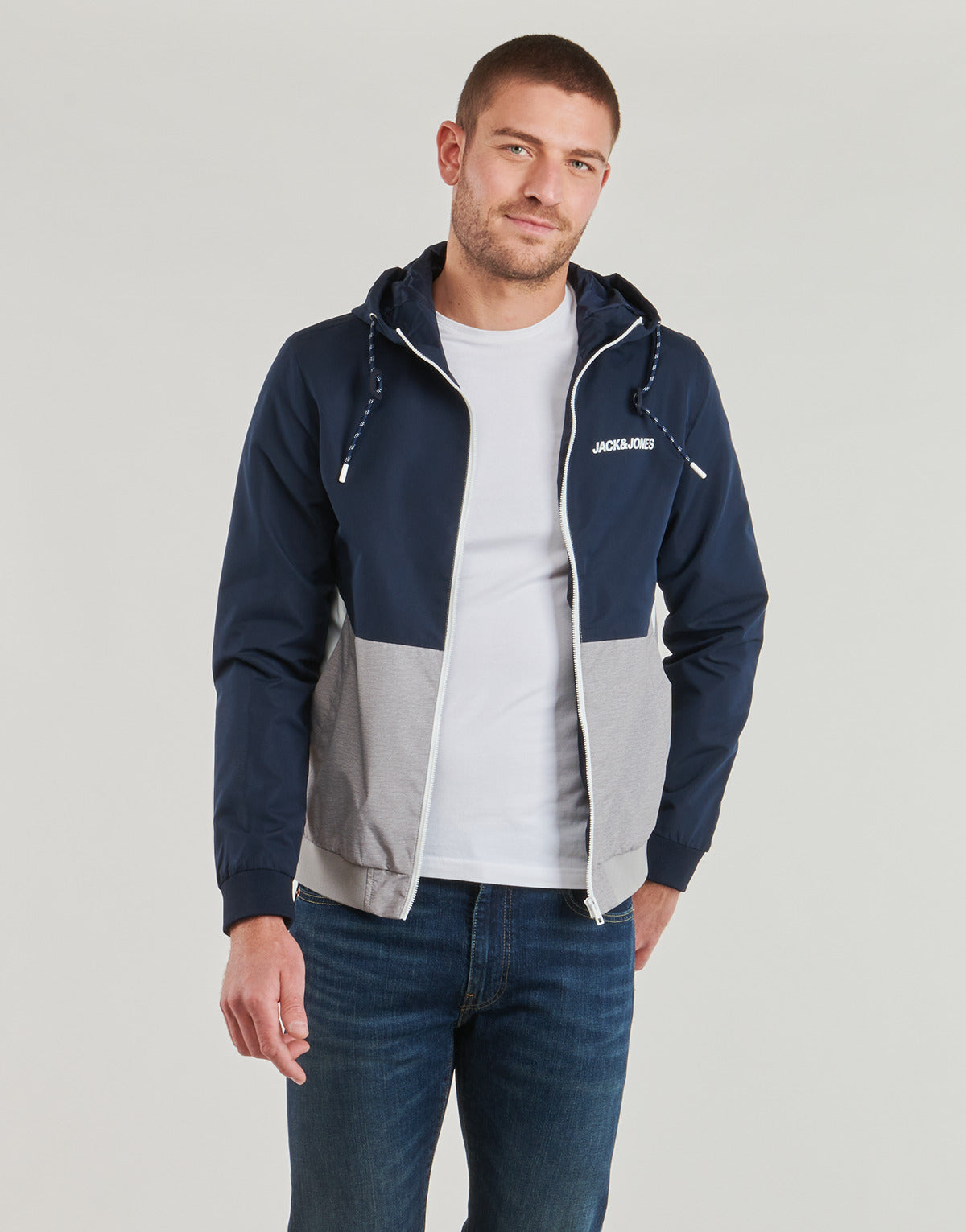 Giubbotto Uomo Jack & Jones JJERUSH Marine