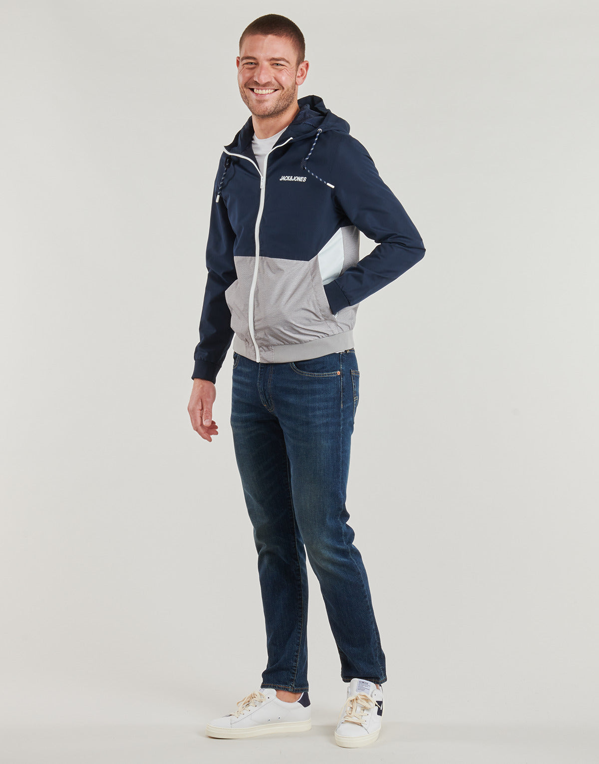 Giubbotto Uomo Jack & Jones JJERUSH Marine