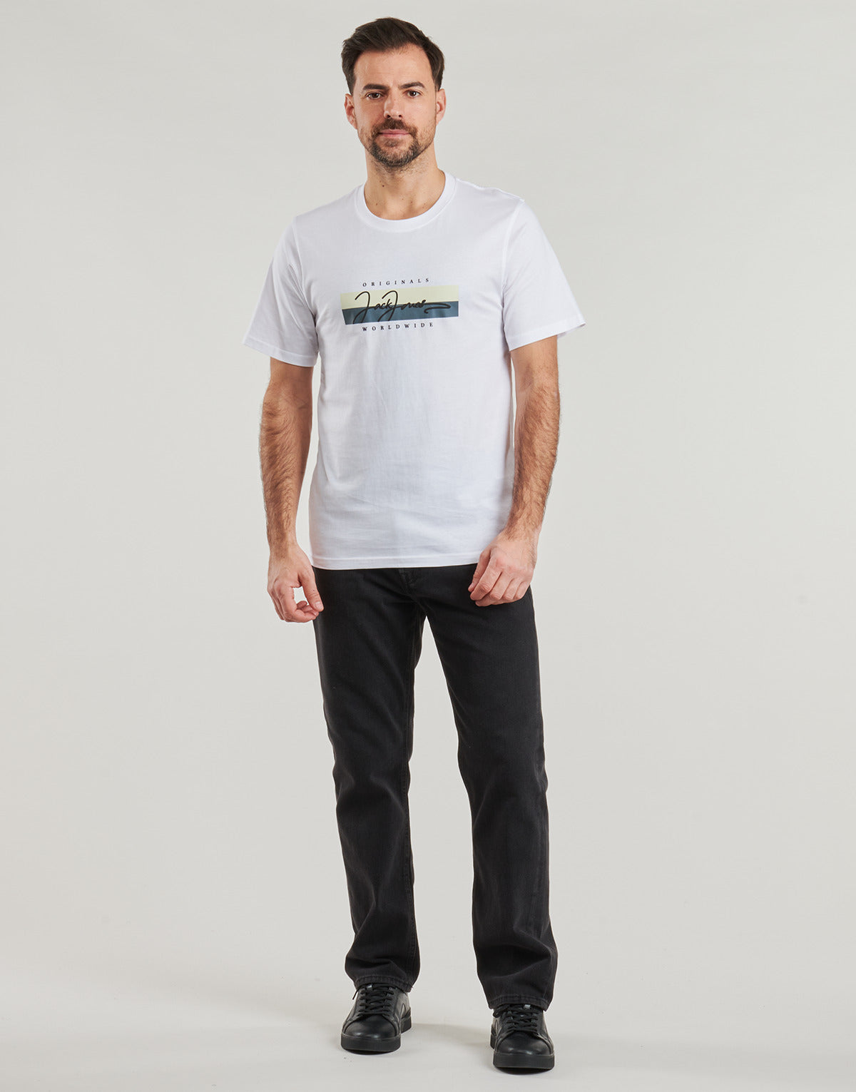 Jeans Uomo Jack & Jones  JJICHRIS  Nero