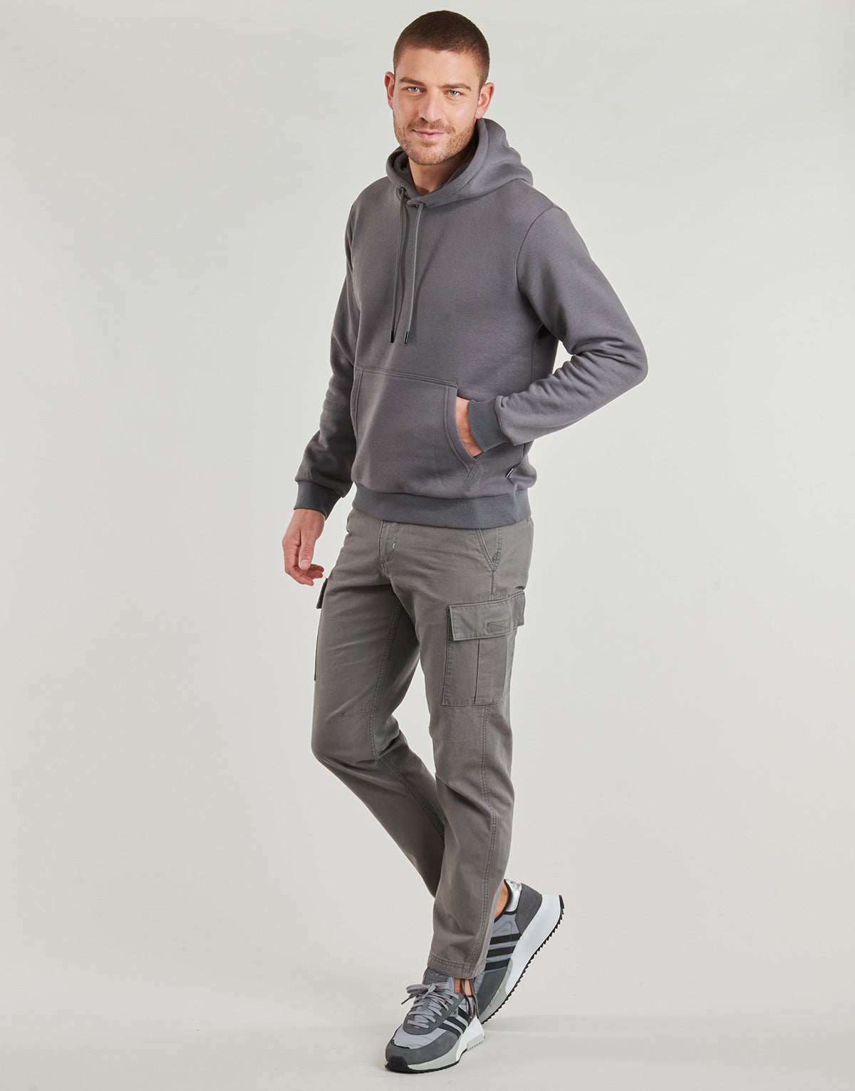 Pantalone Cargo Uomo Jack & Jones  JPSTKANE  Grigio