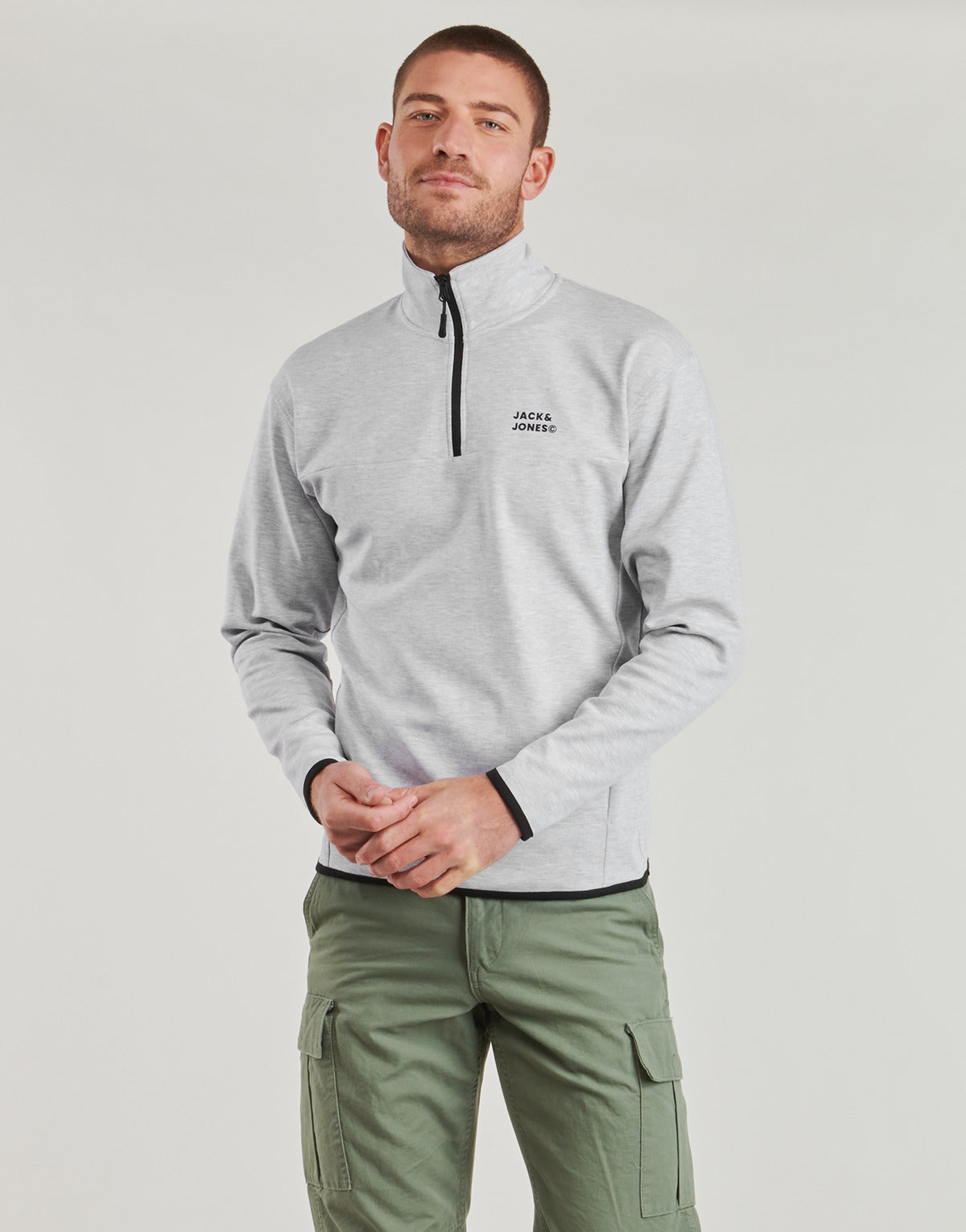 Felpa Uomo Jack & Jones  JJMATTY   Grigio