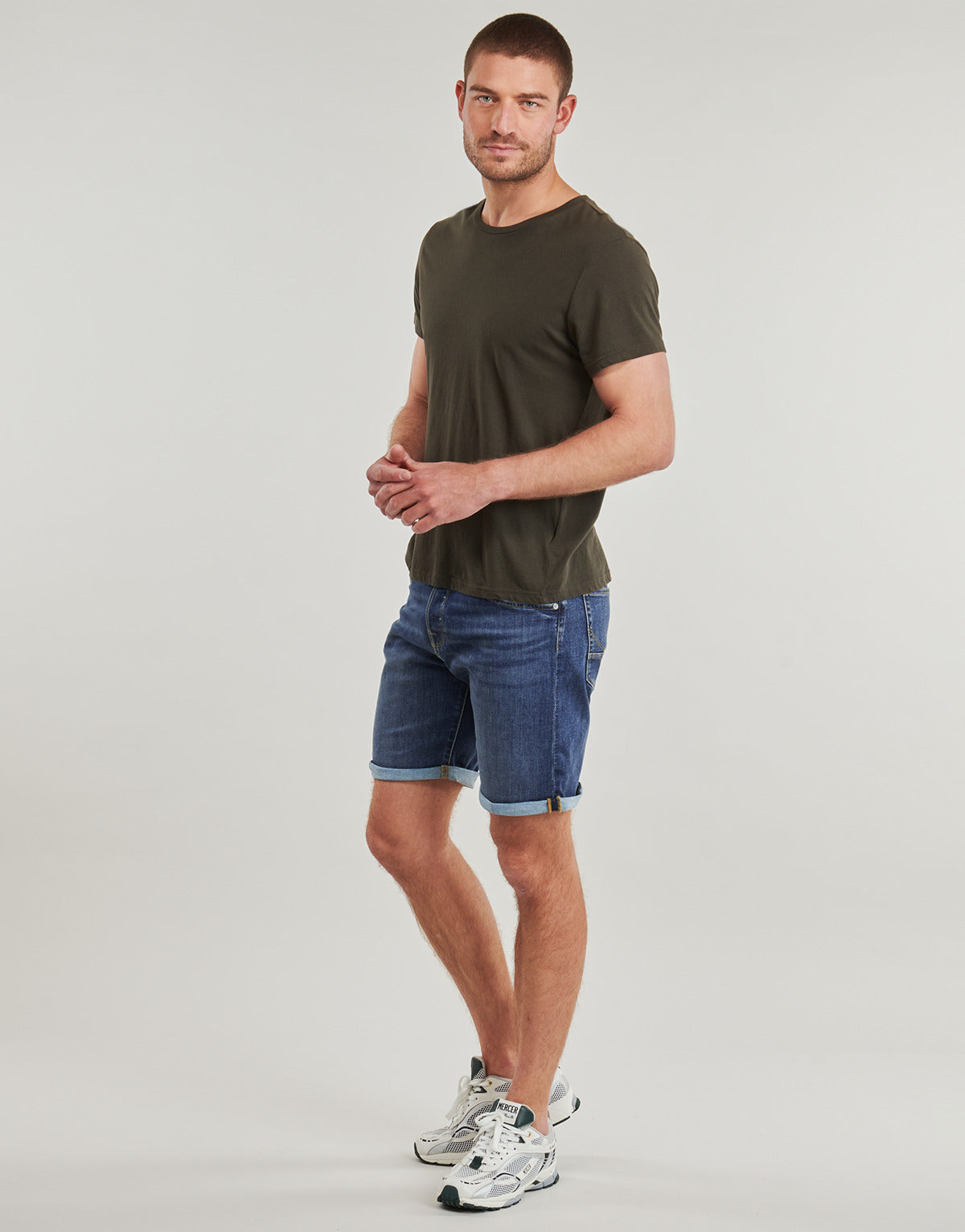 Pantaloni corti Uomo Jack & Jones  JJIRICK  Blu