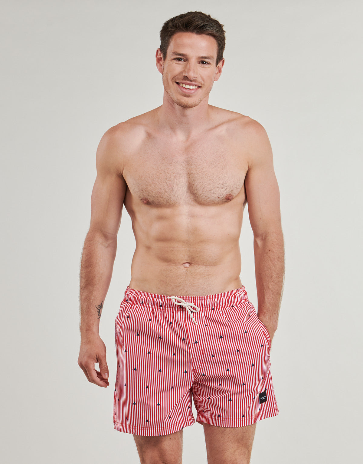 Pantaloni corti Uomo Jack & Jones JPSTMAUI Rosso