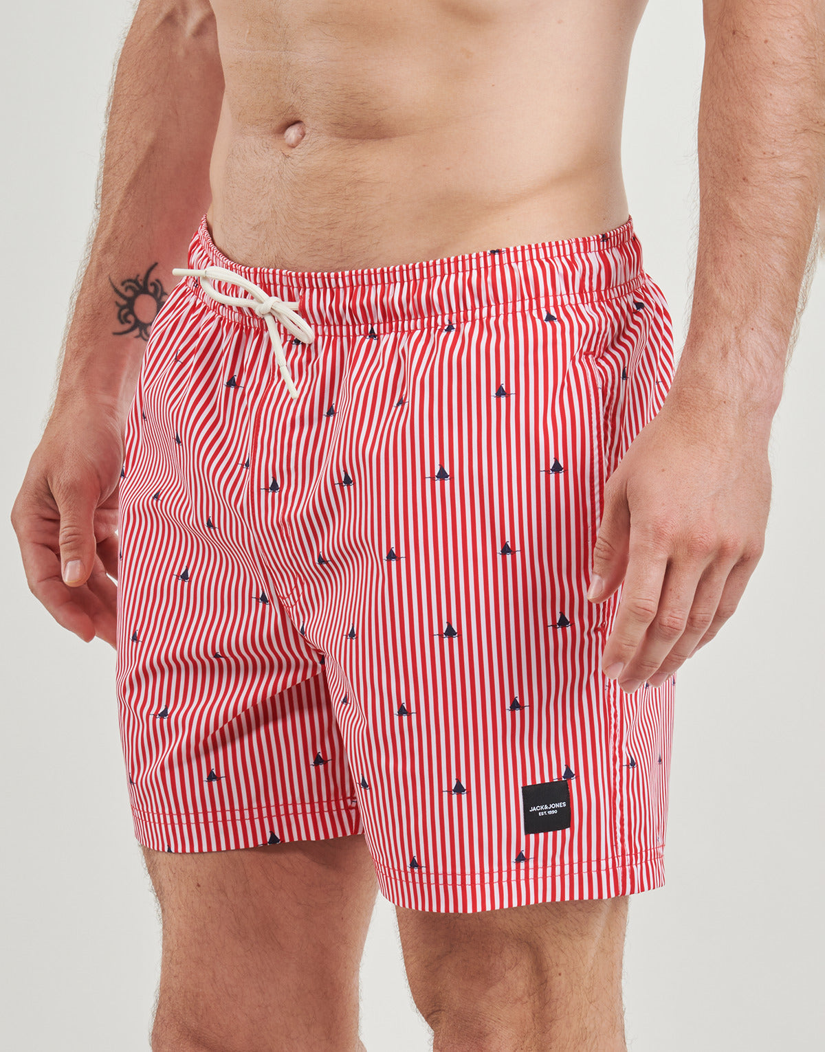 Pantaloni corti Uomo Jack & Jones JPSTMAUI Rosso