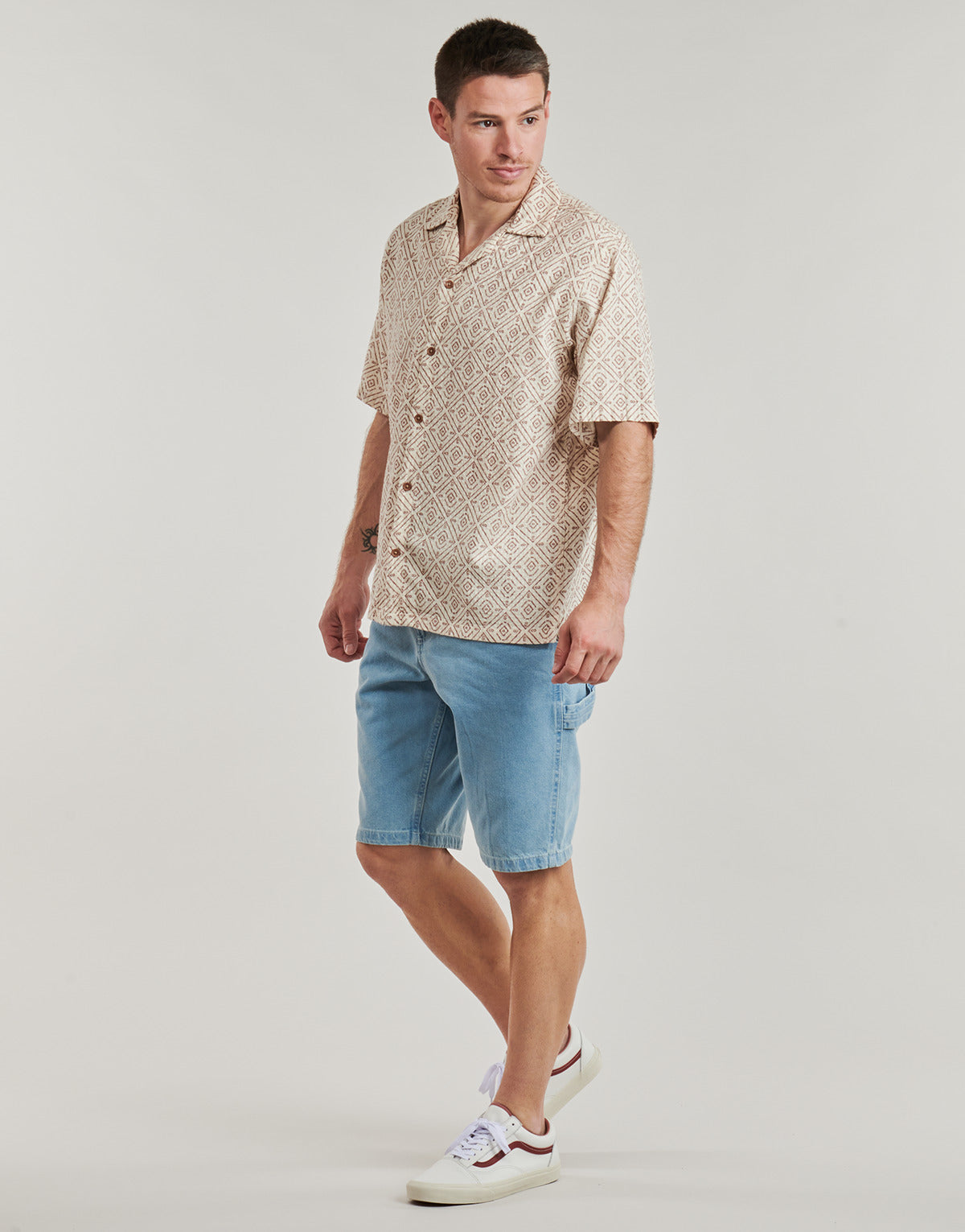 Camicia a maniche corte Uomo Jack & Jones  JPRBLUVINCENT   Beige