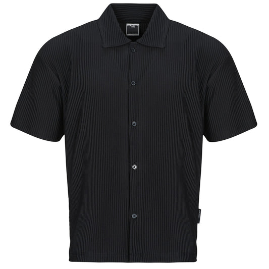 Camicia a maniche corte Uomo Jack & Jones JCOINTERLUDE Nero