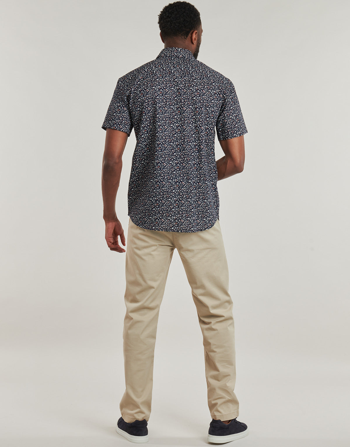 Camicia a maniche corte Uomo Jack & Jones JPRBLASUMMER Marine