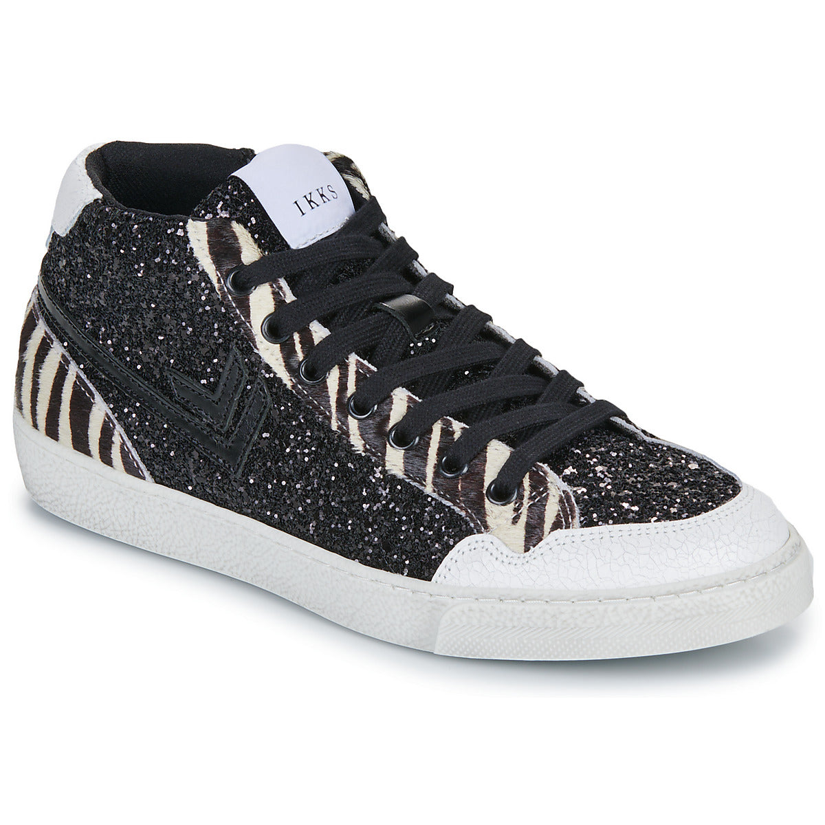 Sneakers alte Donna Ikks B180055 Nero