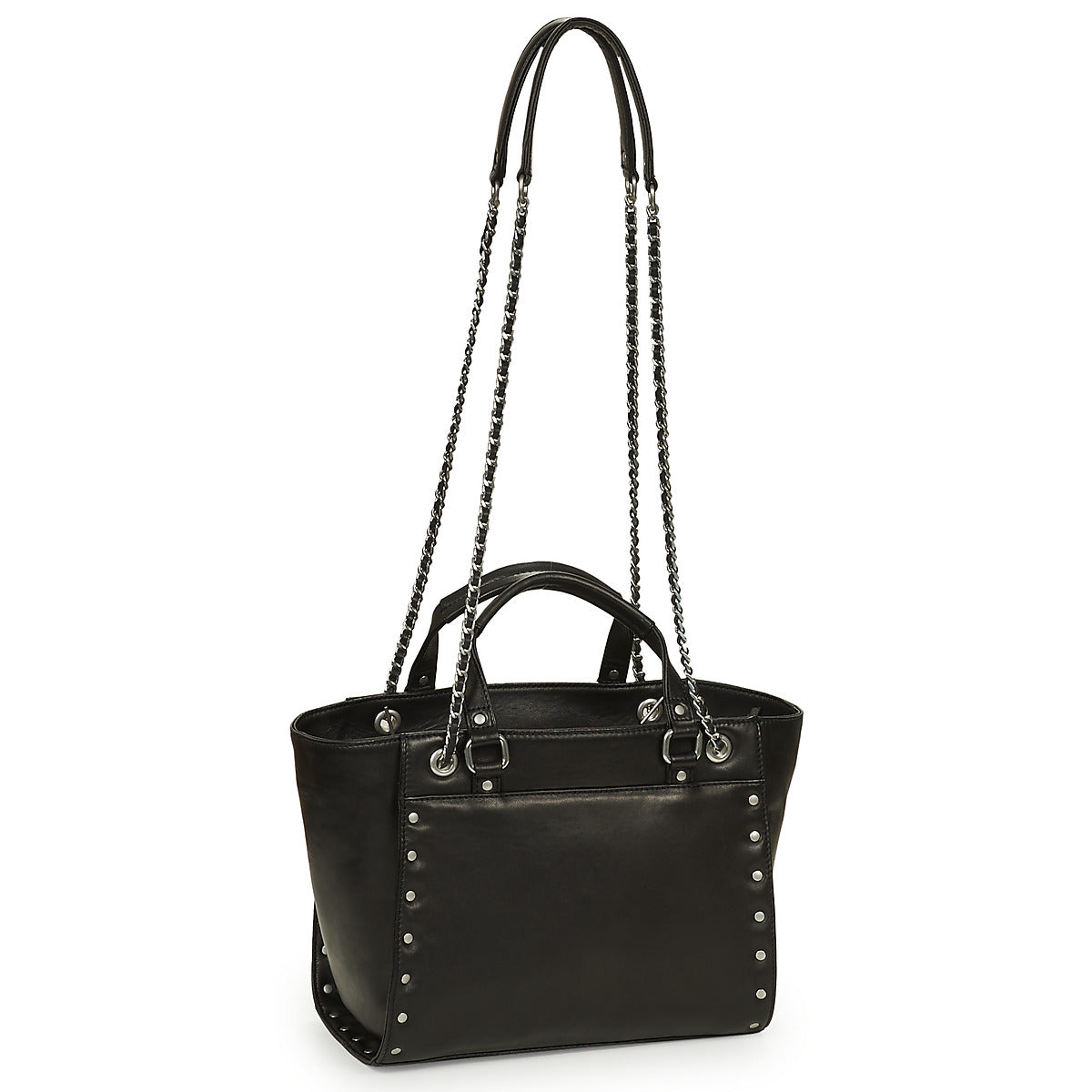 Borsette Donna Ikks 1440 M ROCK STUDS ZIPPE Nero