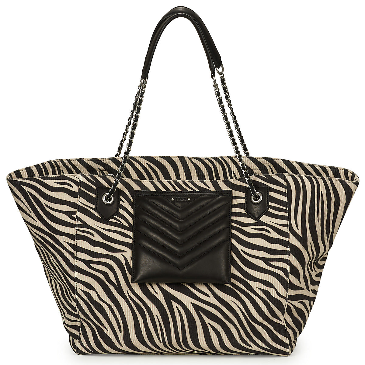 Borsette Donna Ikks 1440 CABAS XL TOILE ZEBRE Multicolore