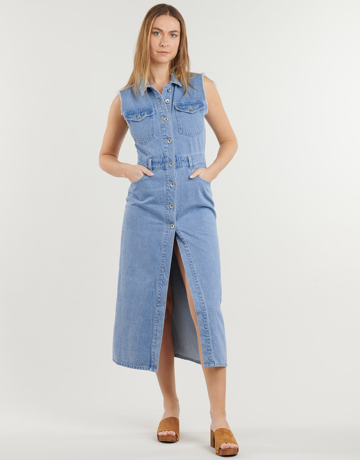 Abito lungo Donna Les Petites Bombes  LANAYA  Blu