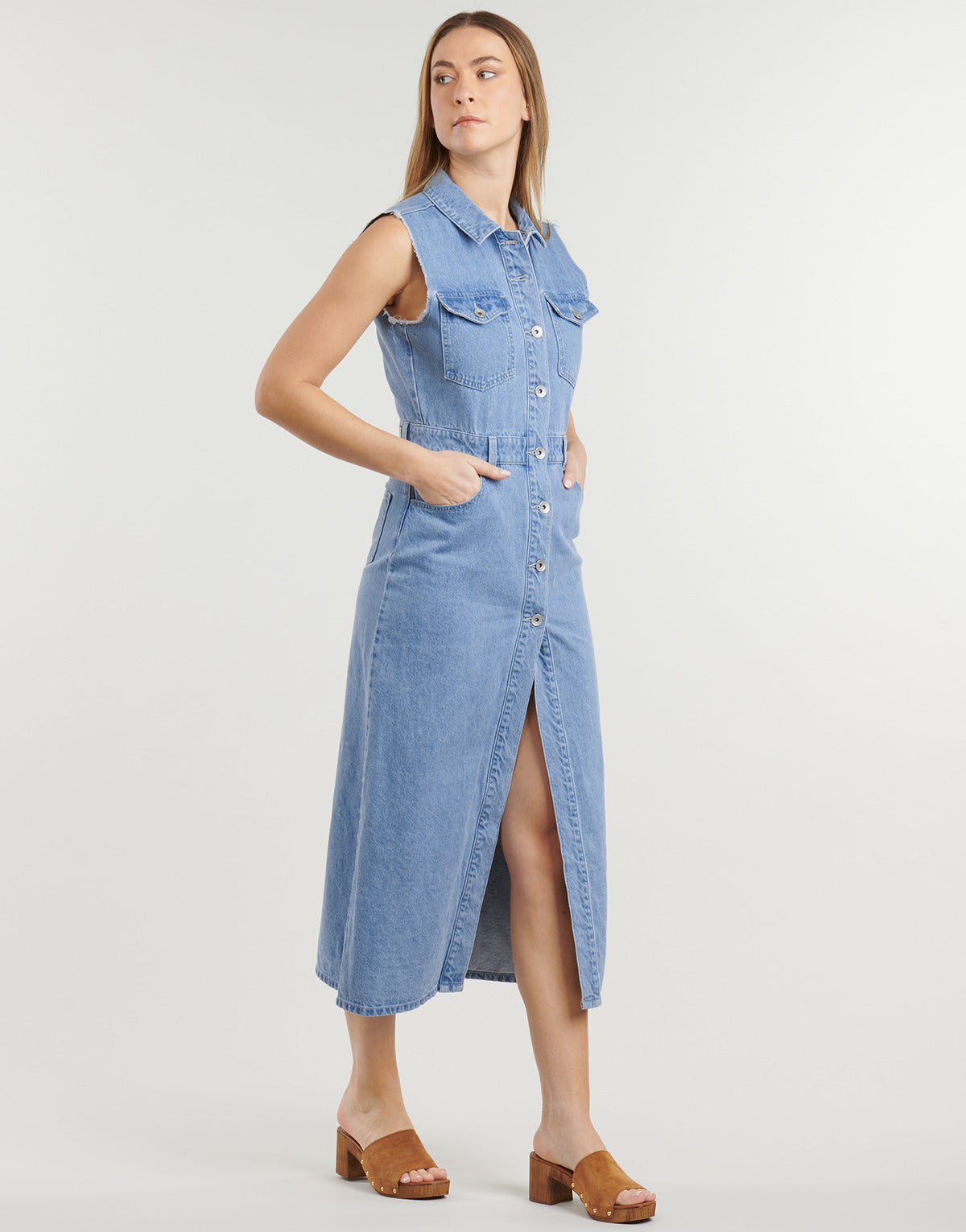 Abito lungo Donna Les Petites Bombes  LANAYA  Blu