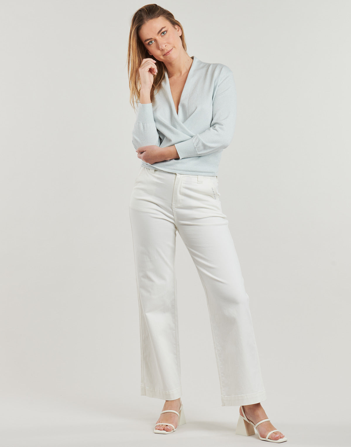 Jeans Flare Donna Les Petites Bombes  ISORE  Bianco