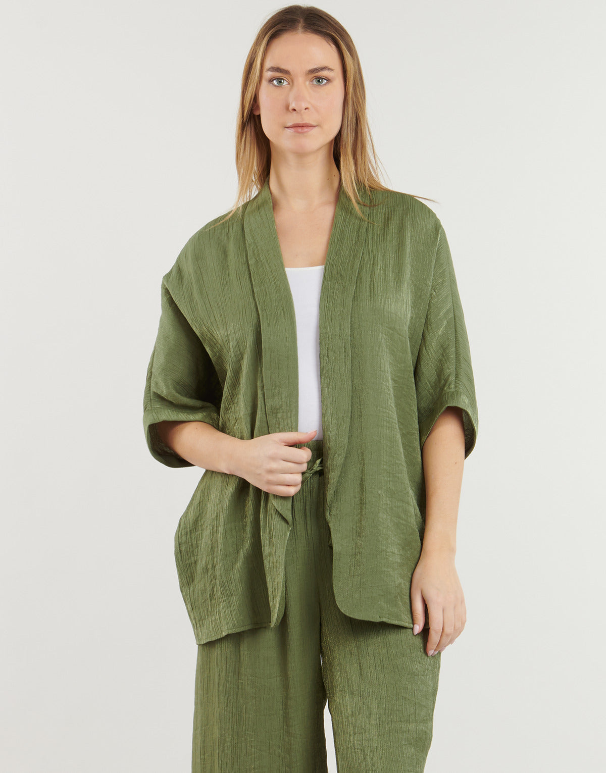 Gilet / Cardigan Donna Les Petites Bombes  GENIA  Kaki