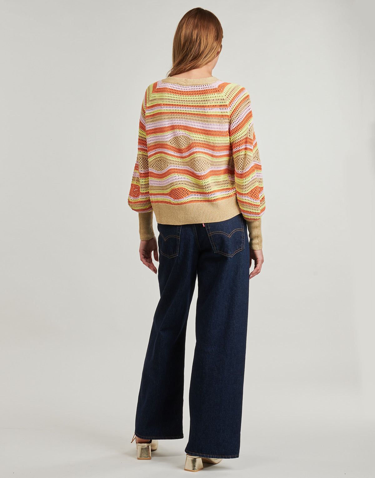 Gilet / Cardigan Donna Les Petites Bombes  LAYANE  Multicolore