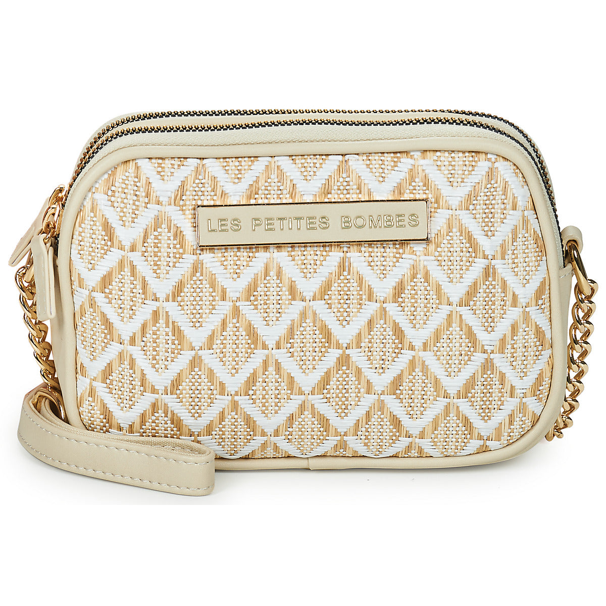 Borsa a tracolla Donna Les Petites Bombes  ALBANE  Beige