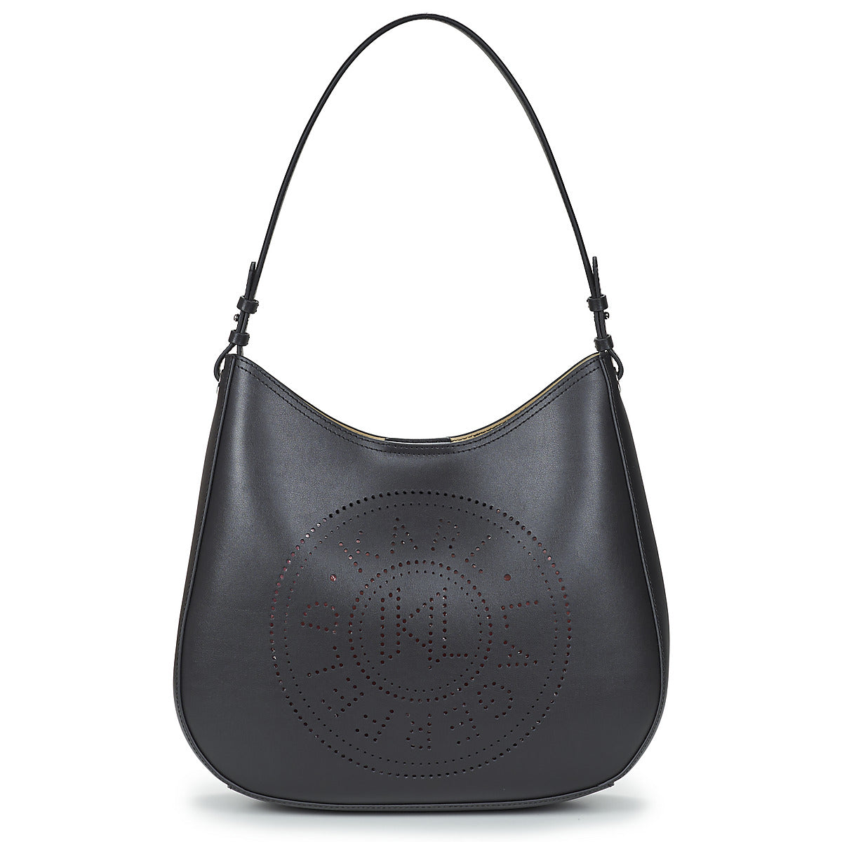 Borsa a spalla Donna Karl Lagerfeld  K/CIRCLE HOBO BAG PERFORATED  Nero