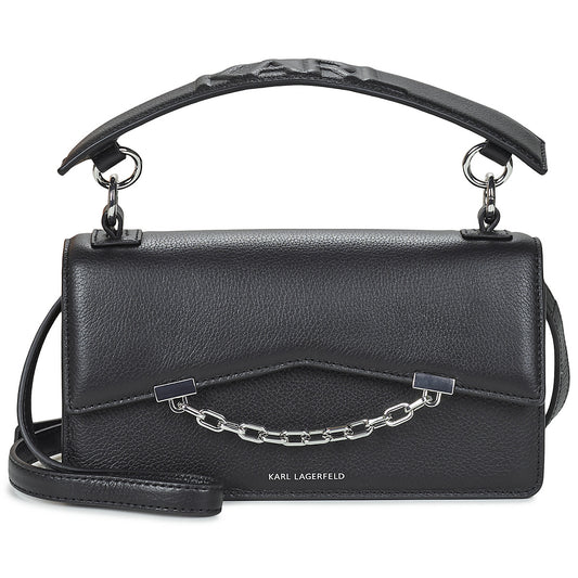 Borsa a tracolla Donna Karl Lagerfeld K/SEVEN GRAINY CROSSBODY Nero