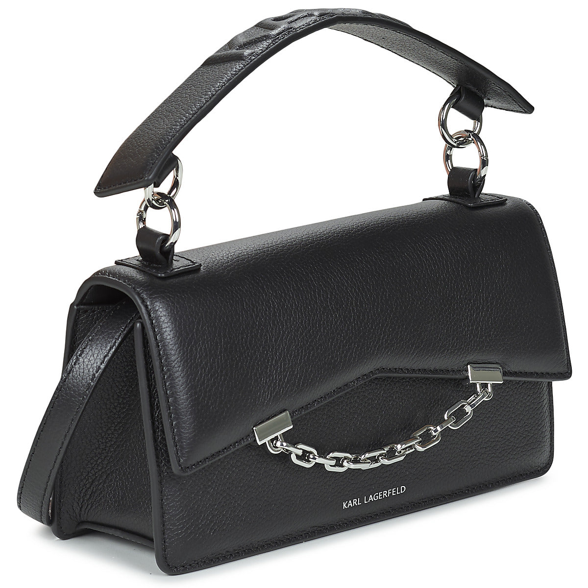 Borsa a tracolla Donna Karl Lagerfeld  K/SEVEN GRAINY CROSSBODY  Nero